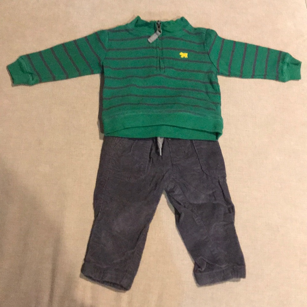 Carter’s Baby Boy Sweater and Pants Outfit